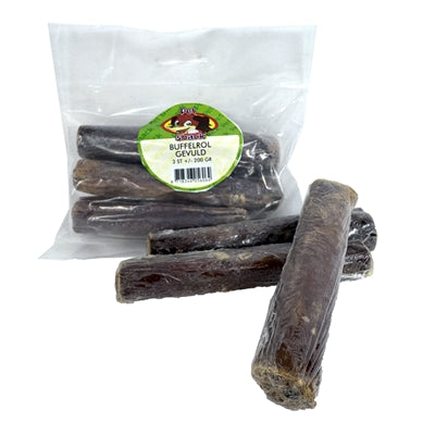 Petsnack Buffelrol Gevuld
